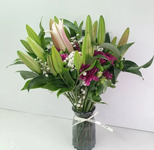 TROPICAL VASE ARRANGEMENT