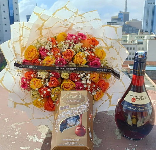 WINE, BOUQUET, & CHOCOLATE
