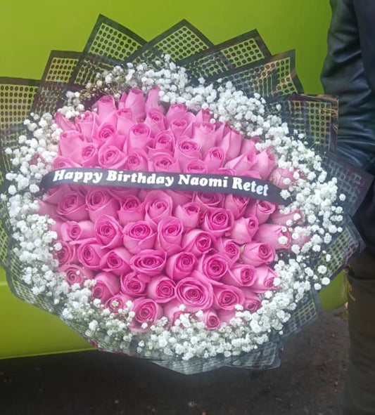 PINK RIM BOUQUET