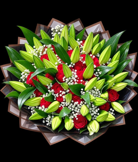 LUXE LILIES & ROSES
