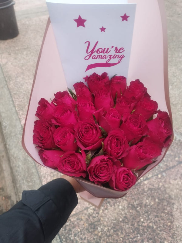 20 RED ROSES