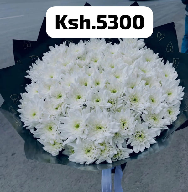 WHITE CHRYSANTHEMUMS
