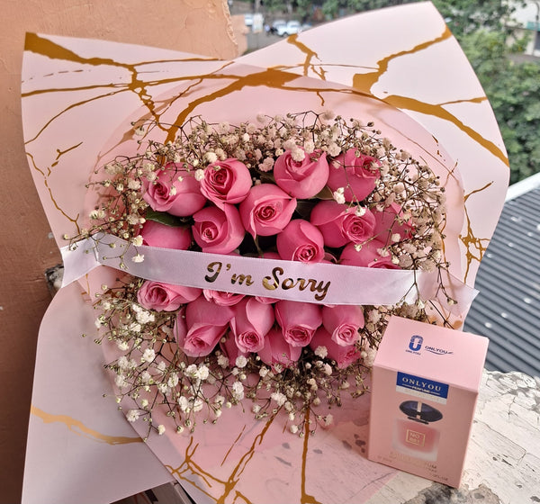 APOLOGY BOUQUET & MINI COLOGNE
