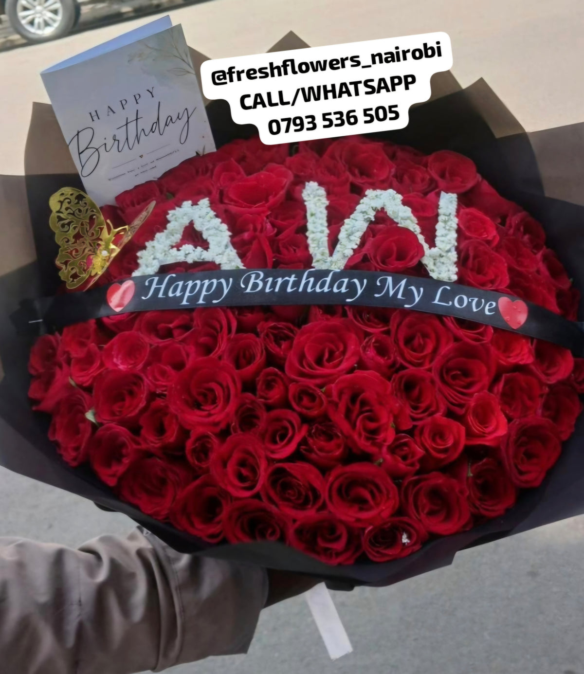 LETTERS CUSTOMISED BOUQUET
